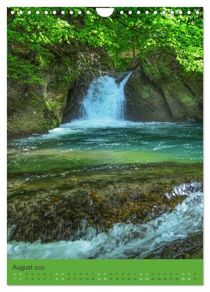 Produktbild: Wo der Wildbach rauscht im Allg&auml;u (Wandkalender 2026 DIN A4 hoch), CALVENDO Monatskalender