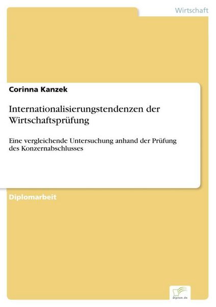 Produktbild: Internationalisierungstendenzen der Wirtschaftspr&uuml;fung