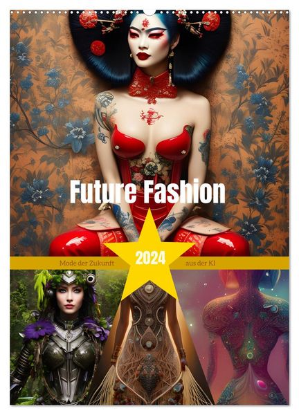 Future Fashion (Wandkalender 2024 DIN A2 hoch), CALVENDO Monatskalender