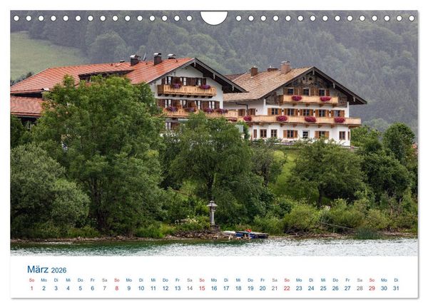 Produktbild: Sch&ouml;ner Tegernsee (Wandkalender 2026 DIN A4 quer), CALVENDO Monatskalender