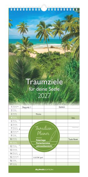 Produktbild: Traumziele f&uuml;r deine Seele 2027