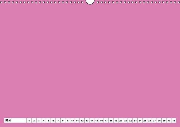 Produktbild: Bunter Bastelkalender f&uuml;r M&auml;dchen (Wandkalender immerw&auml;hrend DIN A3 quer)