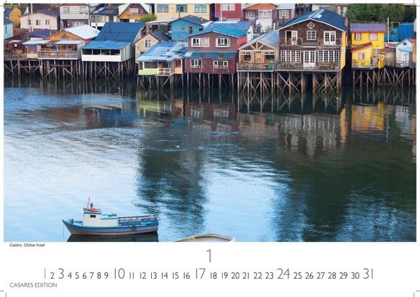 Produktbild: Chile Kalender 2027 &ndash; Wandkalender | Fotokalender S&uuml;damerika 35x50cm &ndash; Spektakul&auml;re Landschaften von Atacama bis Patagonien, perfekt als Geschenk & Wanddeko