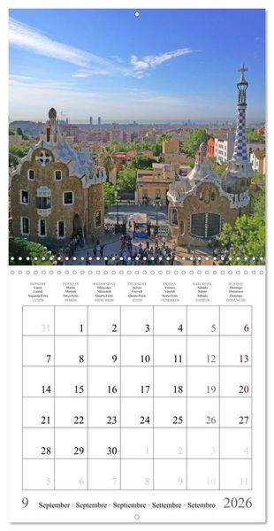 Produktbild: A Journey Through Europe (Wall Calendar 2026 12 &times; 12 Inch) CALVENDO 12 Month Wall Calendar