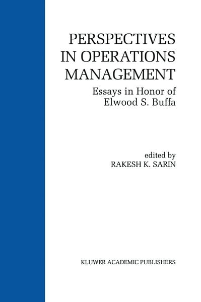 Produktbild: Perspectives in Operations Management