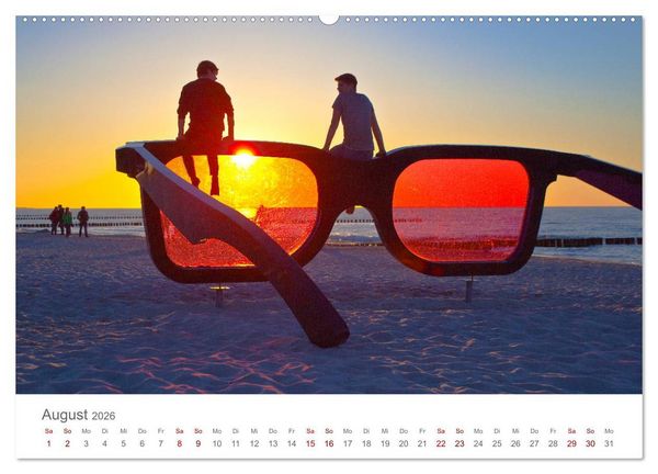 Produktbild: Lieblingsorte an der Ostsee (Wandkalender 2026 DIN A2 quer), CALVENDO Monatskalender