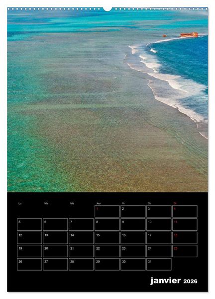 Produktbild: Paysages cal&eacute;doniens (Calendrier mural 2026 DIN A2 horizontal) calendrier de bureau