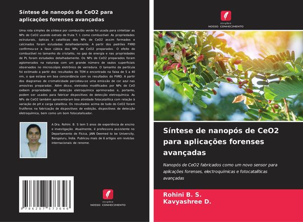 Produktbild: S&iacute;ntese de nanop&oacute;s de CeO2 para aplica&ccedil;&otilde;es forenses avan&ccedil;adas