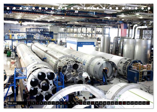 Produktbild: Space Shuttle. Impressionen aus der Raumfahrt (Tischkalender 2026 DIN A5 quer), CALVENDO Monatskalender