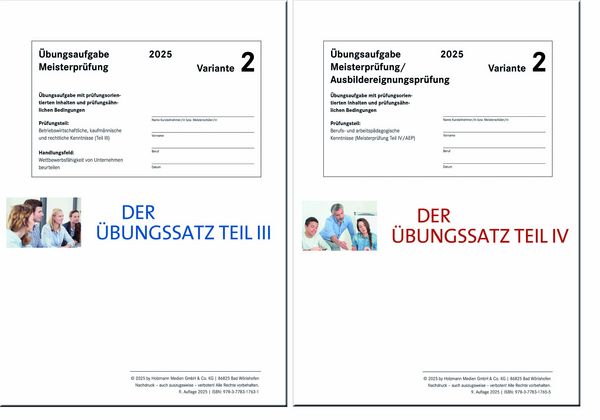 Produktbild: Das &Uuml;bungspaket Teile III + IV - Variante 2