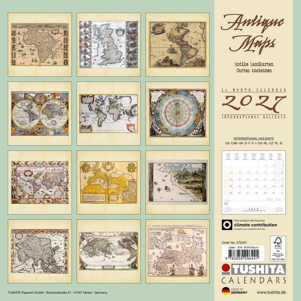 Produktbild: Antique Maps 2027