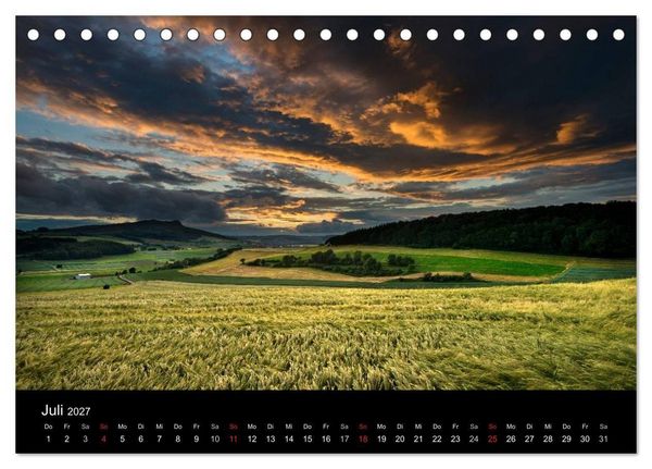 Produktbild: Vulkanlandschaft Hegau 2027 (Tischkalender 2027 DIN A5 quer), CALVENDO Monatskalender