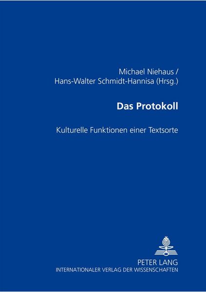 Produktbild: Das Protokoll
