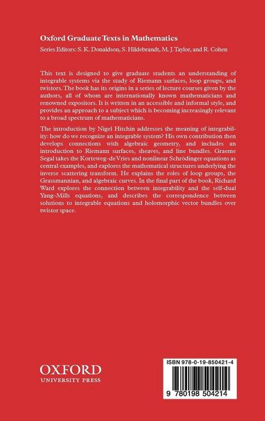 Produktbild: Integrable Systems