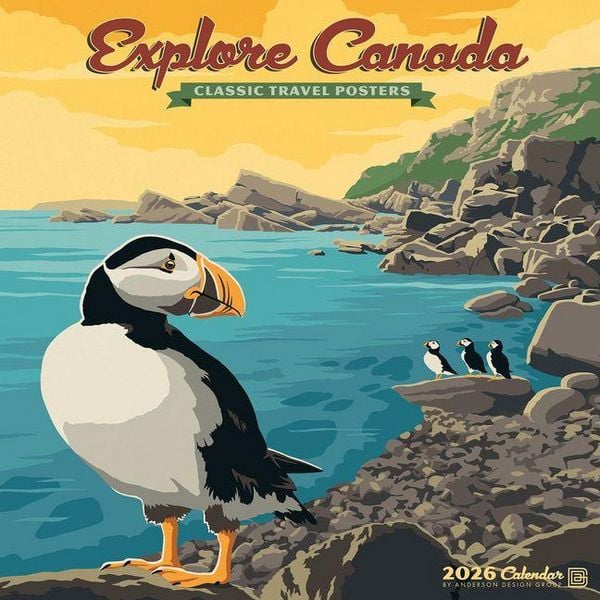 Produktbild: Explore Canada (Adg) 2026 Wall Calendar