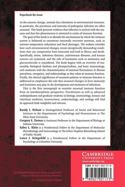 Produktbild: Seasonal Patterns of Stress, Immune Function, and Disease