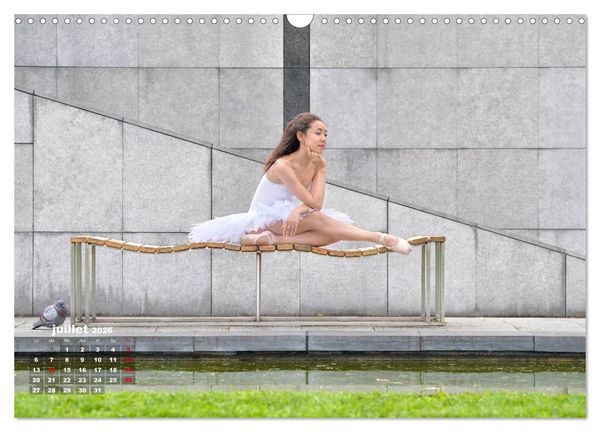 Produktbild: Des danseurs dans la ville 5 L'Oeil et le Mouvement (Calendrier mural 2026 DIN A3 vertical), CALVENDO calendrier mensuel