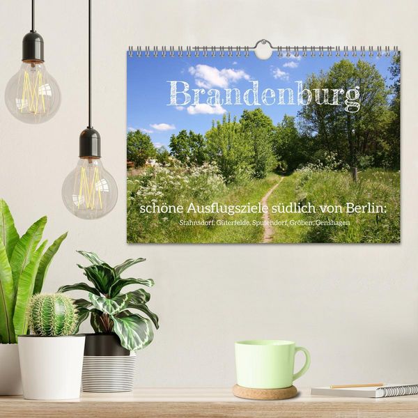 Produktbild: Brandenburg - sch&ouml;ne Ausflugsziele s&uuml;dlich von Berlin (Wandkalender 2026 DIN A4 quer), CALVENDO Monatskalender