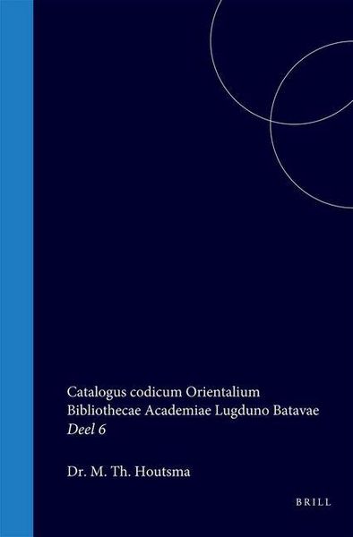 Produktbild: Catalogus Codicum Orientalium Bibliothecae Academiae Lugduno Batavae