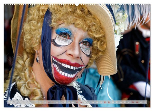 Produktbild: neunziggrad I photoart: venezia carnevale (Wandkalender 2026 DIN A2 quer), CALVENDO Monatskalender