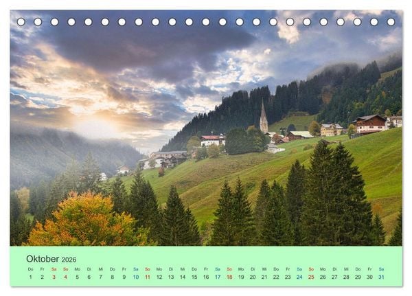 Produktbild: Zauber der Alpen (Tischkalender 2026 DIN A5 quer), CALVENDO Monatskalender