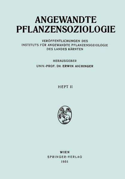 Produktbild: Angewandte Pflanzensoziologie