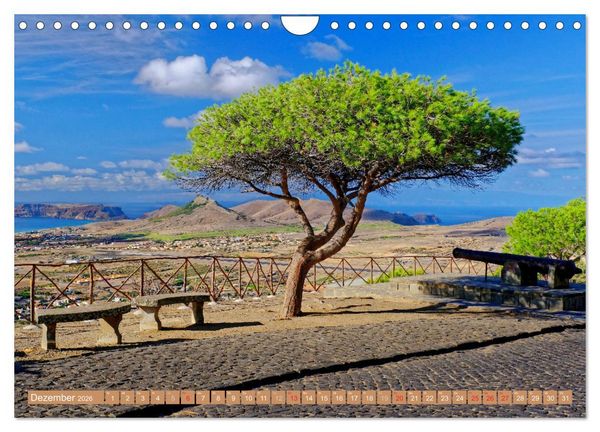 Produktbild: Porto Santo Trauminsel im Atlantik (Wandkalender 2026 DIN A4 quer), CALVENDO Monatskalender