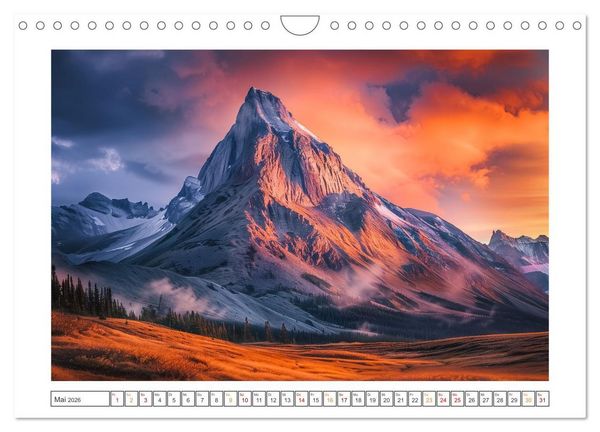 Produktbild: Im Reich der Berge (Wandkalender 2026 DIN A4 quer), CALVENDO Monatskalender