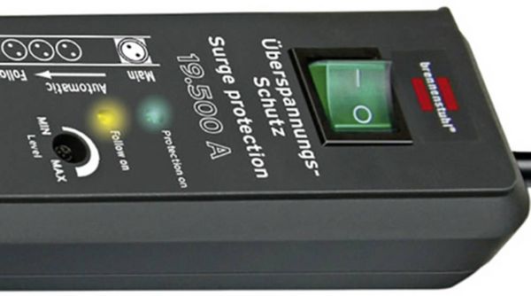 Produktbild: Brennenstuhl 1159490966 Main/Follow-Steckdosenleiste 5fach Anthrazit Schutzkontakt 1St.