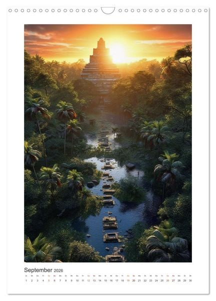 Produktbild: Legenden der Maya (Wandkalender 2026 DIN A3 hoch), CALVENDO Monatskalender
