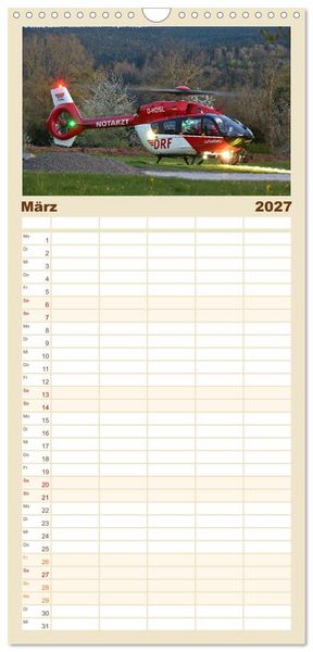 Produktbild: Familienplaner 2027 - Wo Kraft schwebt und Pr&auml;zision fliegt mit 5 Spalten (Wandkalender, 21 x 45 cm) CALVENDO