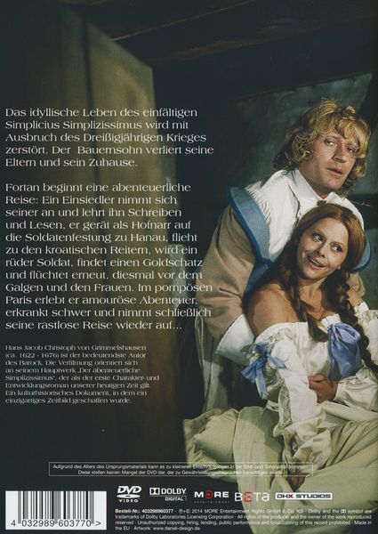 Produktbild: Abenteuerlicher Simplizissmus [2 DVDs]