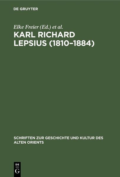 Produktbild: Karl Richard Lepsius (1810-1884)