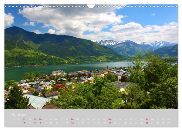 Produktbild: Gr&uuml;&szlig;e aus Zell am See (Wandkalender 2026 DIN A3 quer), CALVENDO Monatskalender