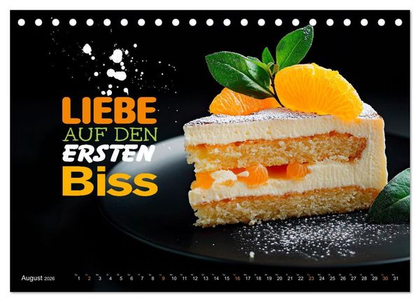 Produktbild: Dessert - Liebe auf den ersten Biss (Tischkalender 2026 DIN A5 quer), CALVENDO Monatskalender