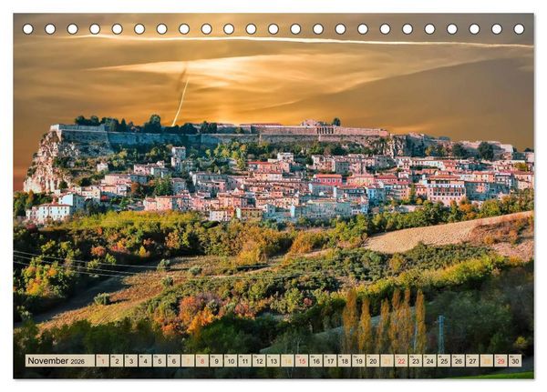 Produktbild: Abruzzen, vom Apennin bis an die Adria (Tischkalender 2026 DIN A5 quer), CALVENDO Monatskalender