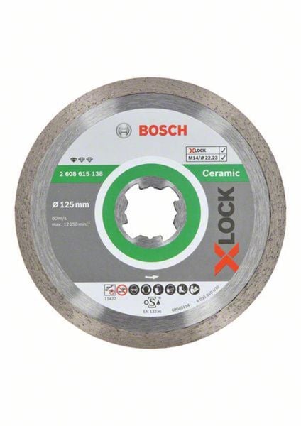 Bosch Accessories 2608615138 Diamanttrennscheibe Durchmesser 125mm 1St.