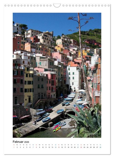Produktbild: Weltkulturerbe Cinque Terre, Ligurien (Wandkalender 2026 DIN A3 hoch), CALVENDO Monatskalender