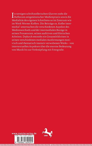 Produktbild: Werner Kofler intermedial