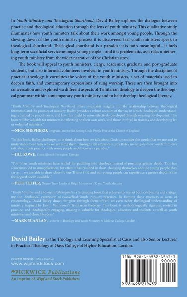 Produktbild: Youth Ministry and Theological Shorthand