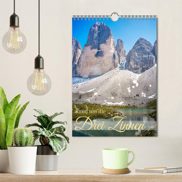 Produktbild: Rund um die ... Drei Zinnen (Wandkalender 2026 DIN A4 hoch), CALVENDO Monatskalender