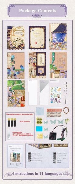Produktbild: Book Nook DIY B&uuml;cherecke Midsummer Night