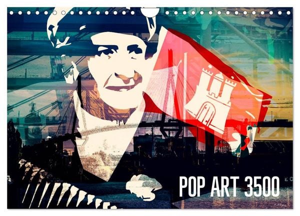 Produktbild: POP ART 3500 (Wandkalender 2026 DIN A4 quer), CALVENDO Monatskalender
