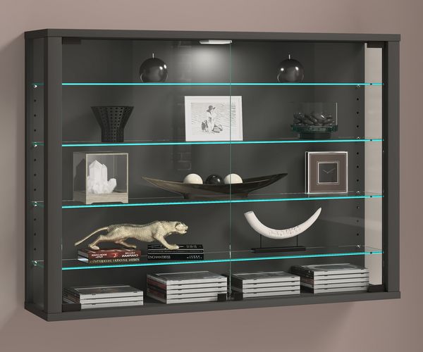 Produktbild: Wandvitrine H&auml;ngevitrine Glasvitrine Vitrosa L