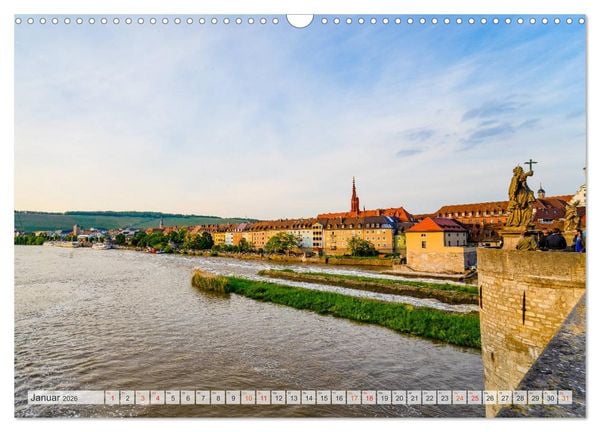 Produktbild: W&uuml;rzburg Impressionen (Wandkalender 2026 DIN A3 quer), CALVENDO Monatskalender