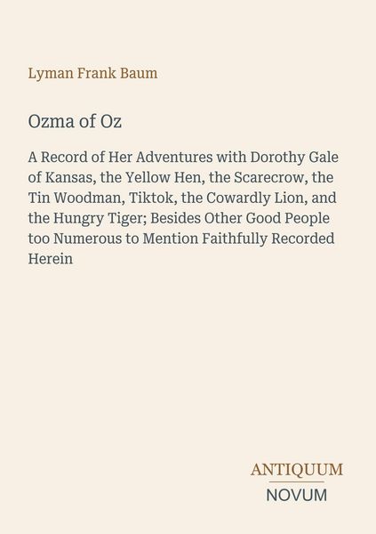 Produktbild: Ozma of Oz