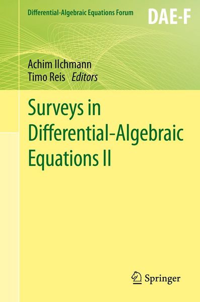 Produktbild: Surveys in Differential-Algebraic Equations II