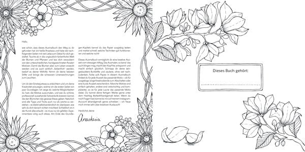 Produktbild: Bl&uuml;tentraum &ndash; Florale Motive ausmalen
