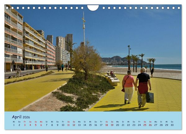 Produktbild: Benidorm (Wandkalender 2026 DIN A4 quer), CALVENDO Monatskalender
