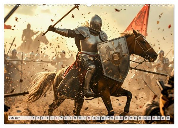 Produktbild: Camelot &ndash; Aufstieg und Fall einer Legende (Wandkalender 2027 DIN A2 quer), CALVENDO Monatskalender